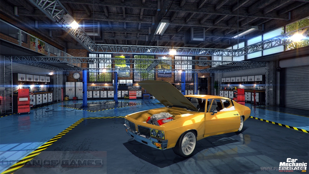 Robot car mechanic simulator play