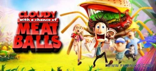 دانلود انیمیشن Cloudy with a Chance of Meatballs ابری با احتمال بارش کوفته قلقلی دوبله فارسی