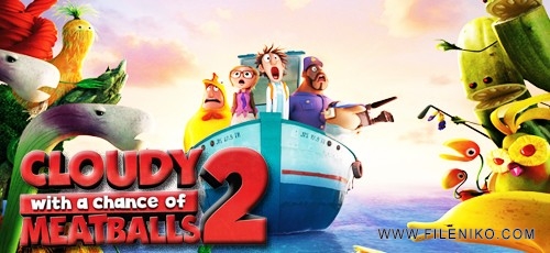 دانلود انیمیشن Cloudy with a Chance of Meatballs 2 ابری با احتمال بارش کوفته قلقلی 2 دوبله فارسی دوزبانه