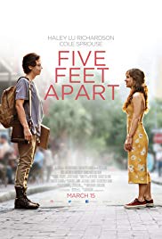دانلود فیلم Five Feet Apart 2019 دوبله فارسی درام عاشقانه فیلم سینمایی مالتی مدیا 